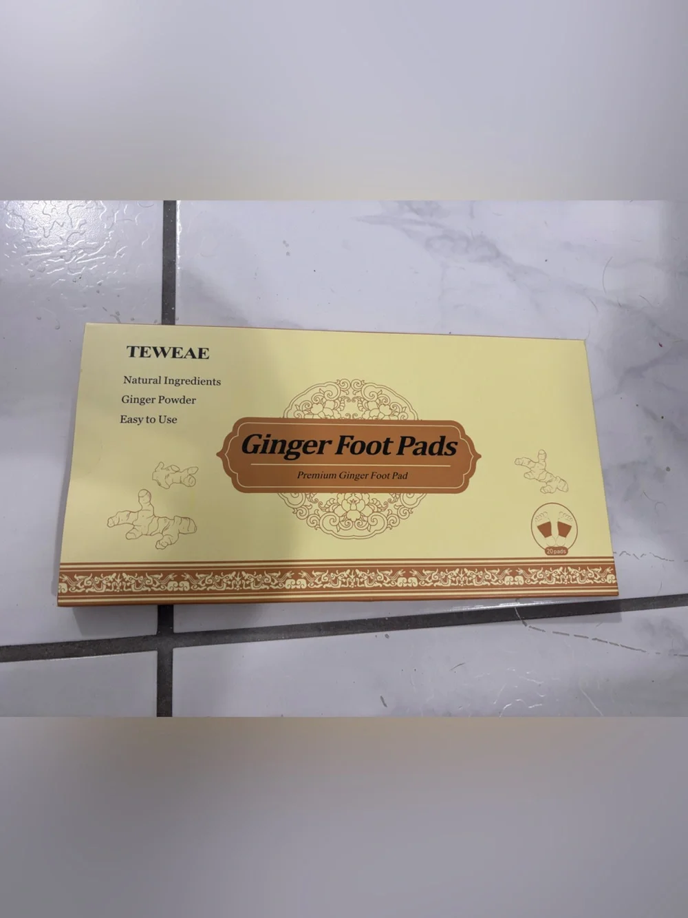 Ginger Foot Pads - Yellow Soothing Foot Care